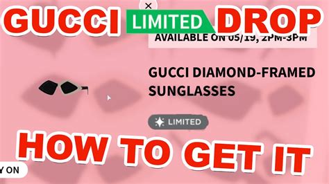 gucci diamond-framed sunglasses roblox|[EVENT] How To Get The *DIAMOND FRAMED SUNGLASSES.